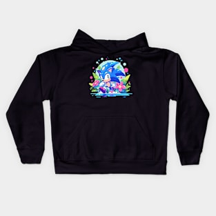 cute sonic Kids Hoodie